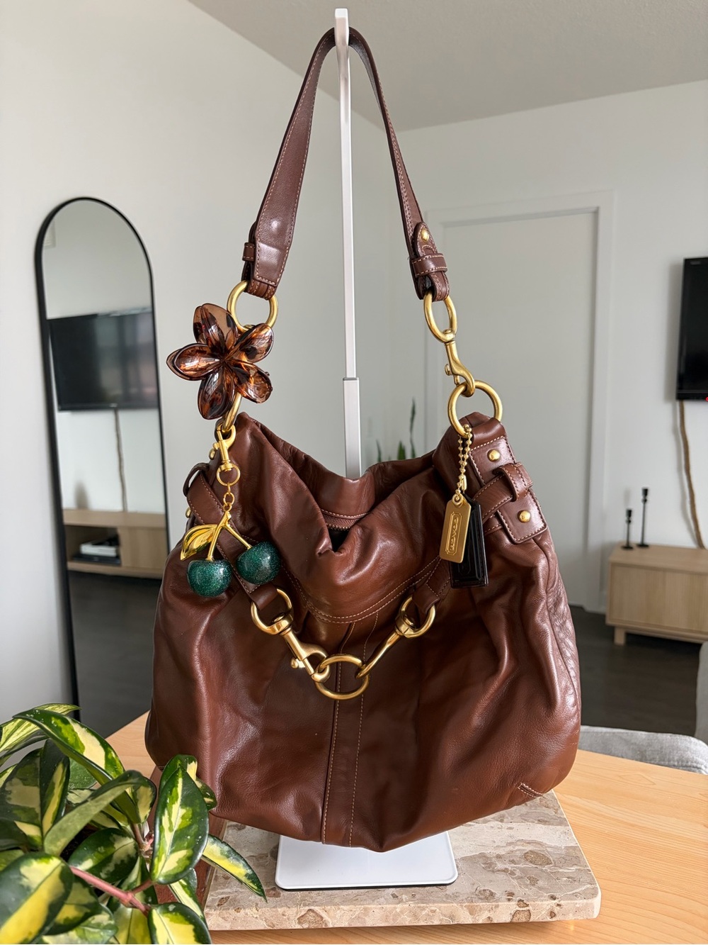 RARE Coach Hamptons Belted Hobo Bag